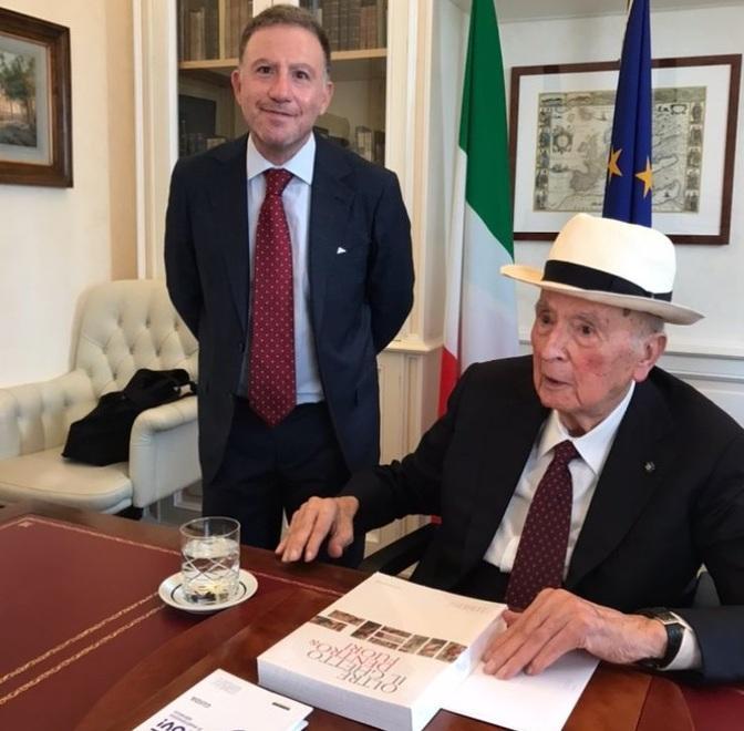 Direttore Meis da Napolitano «Grazie per la donazione» 