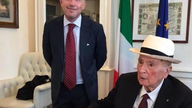 Direttore Meis da Napolitano «Grazie per la donazione»