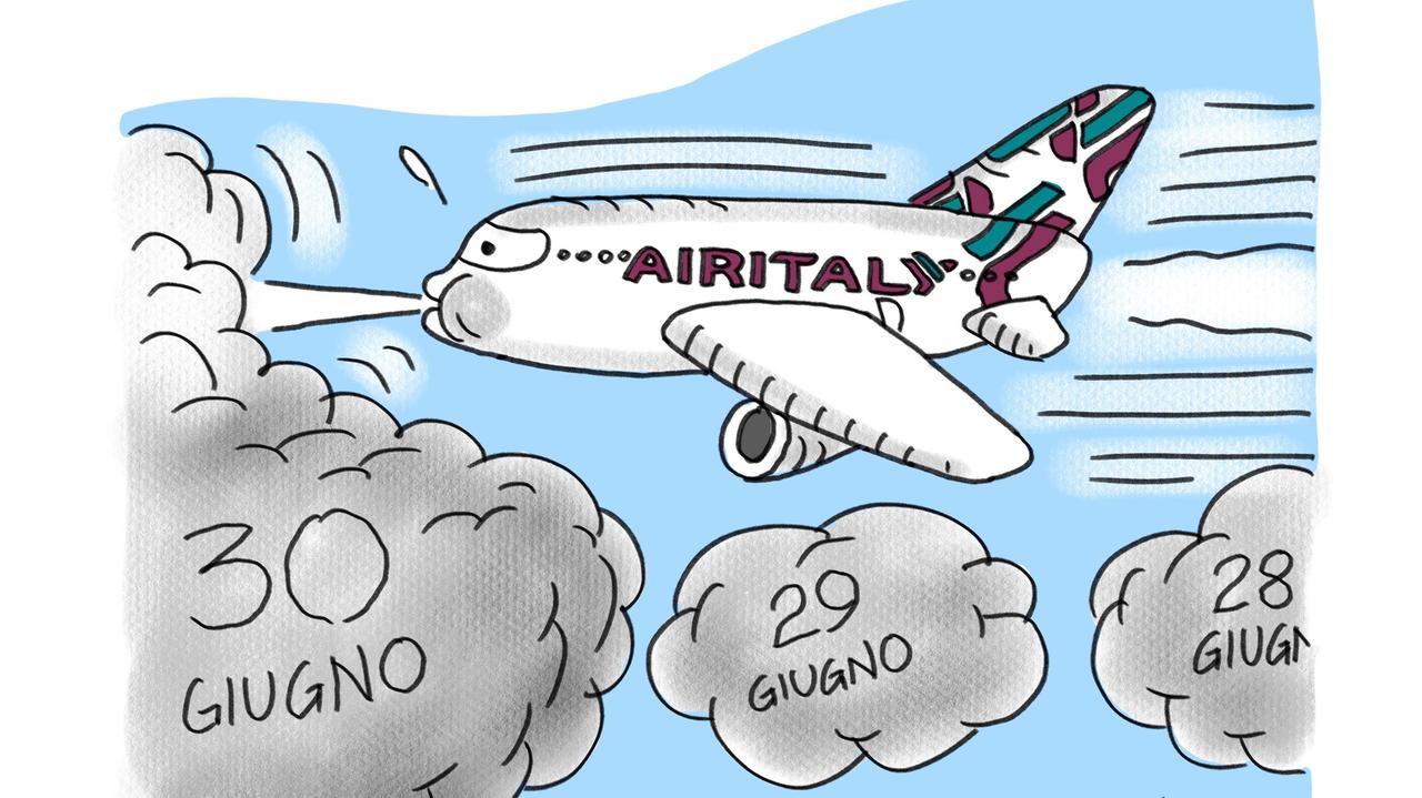 La vignetta di Gef: AirItaly, il 30 giugno incontro decisivo a Roma