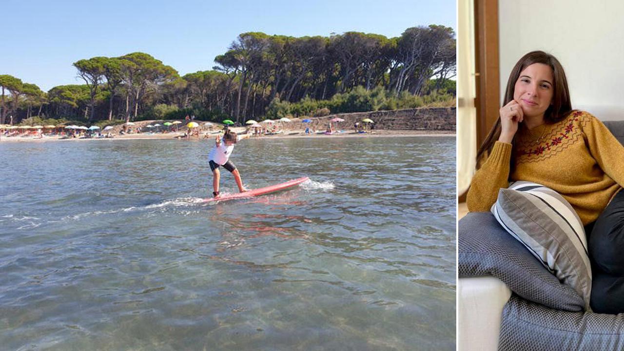 Una tavola da surf alla Mazzanta contro i disturbi dell’autismo 