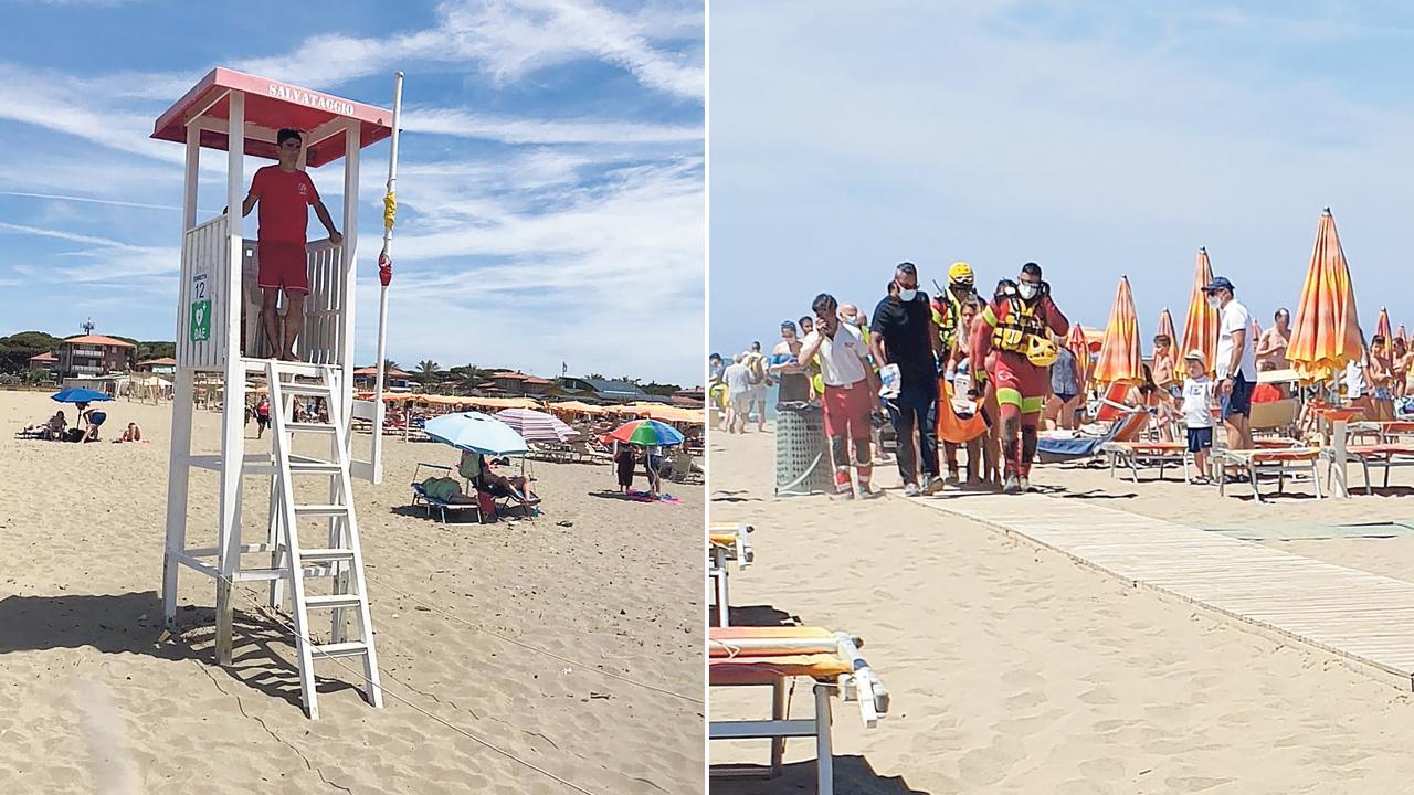 Allarme e soccorsi frenetici in spiaggia: muore un 53enne, salvata una 79enne