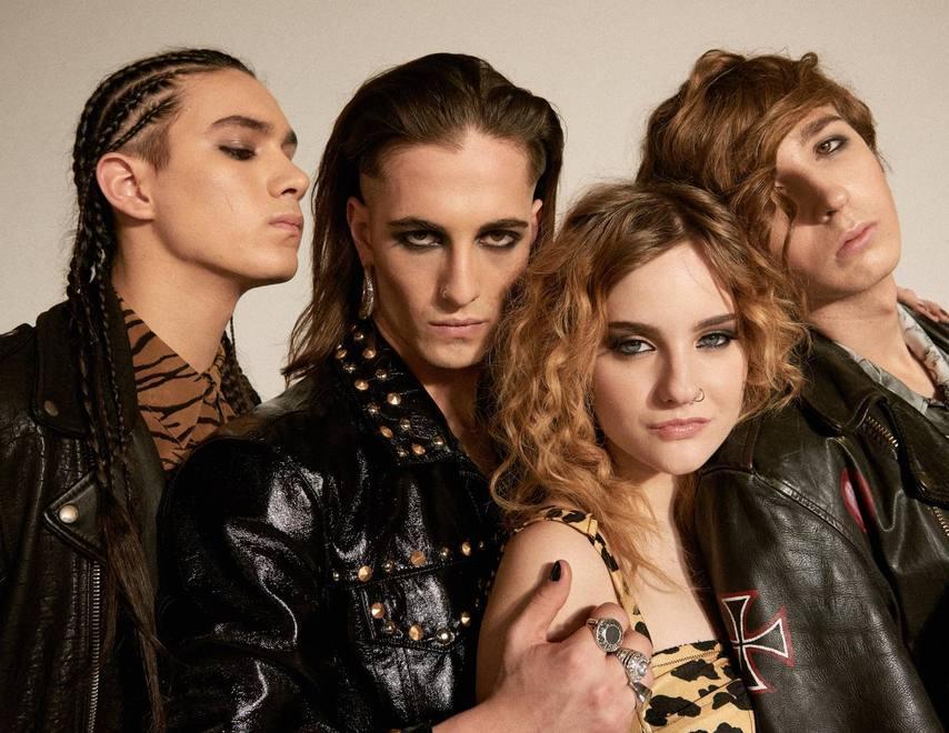 Maneskin, boom mondiale Singoli al top in Inghilterra e milioni di streaming