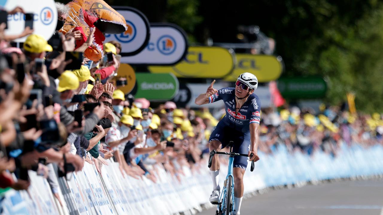 La vittoria con dedica di Mathieu van der Poel