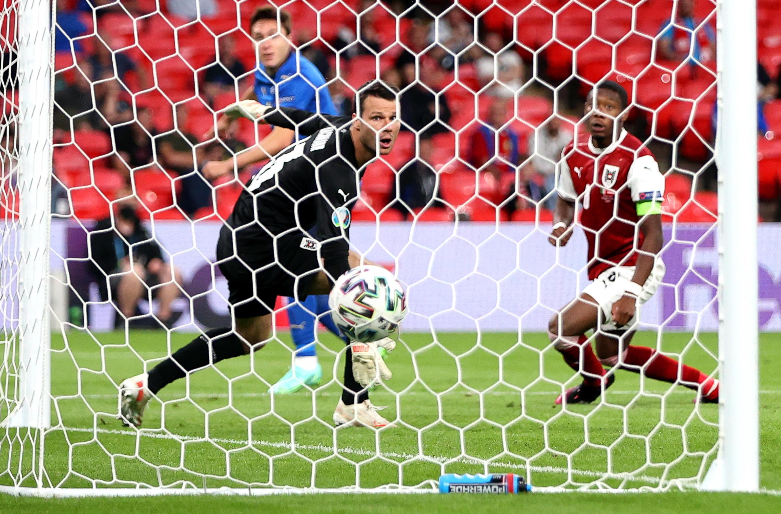Il gol di Chiesa che ha sbloccato il durissimo match contro l'Austria