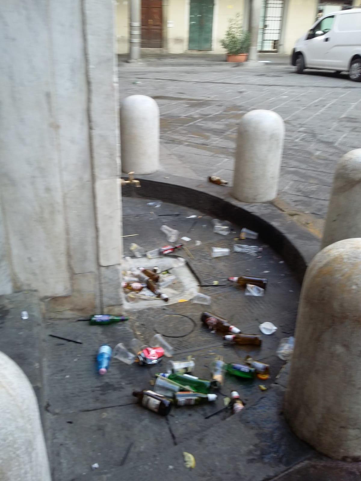 Rifiuti da malamovida