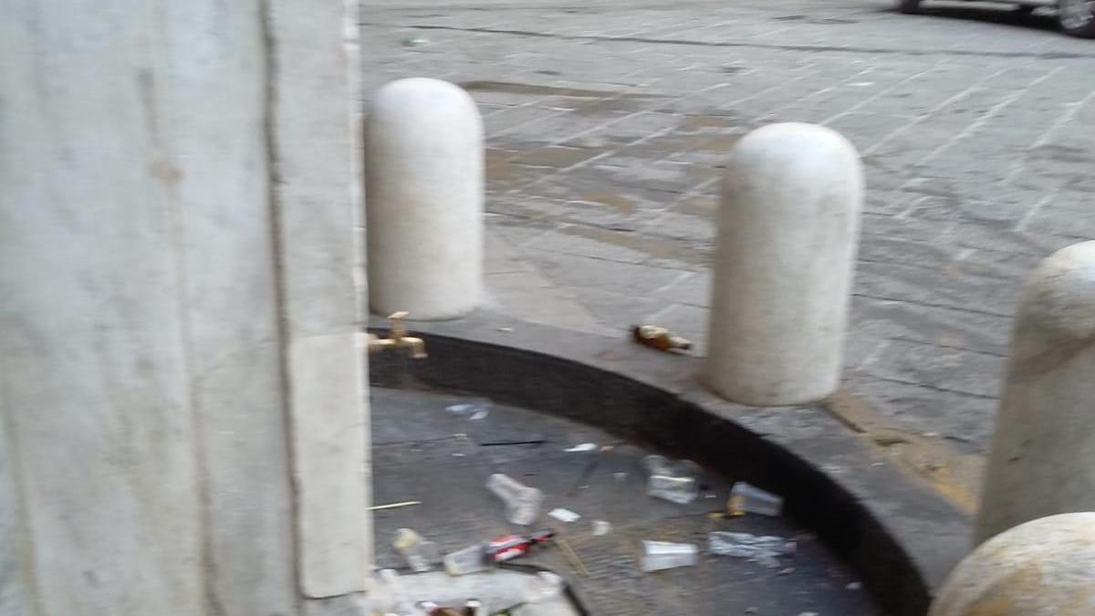 Rifiuti da malamovida