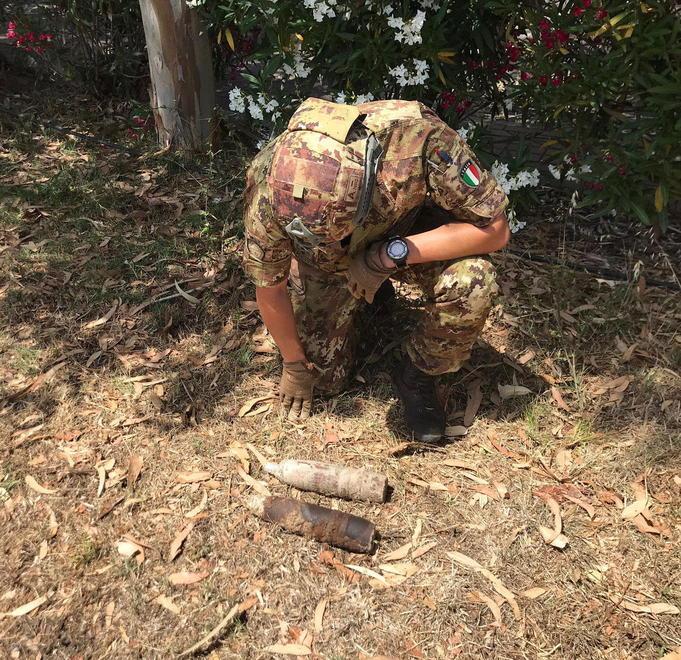 I carabinieri scoprono due ordigni in fondo al mare