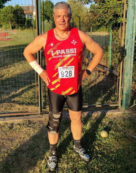 Cacciatore concede il bis e vince il titolo regionale anche nel lancio del peso Csi