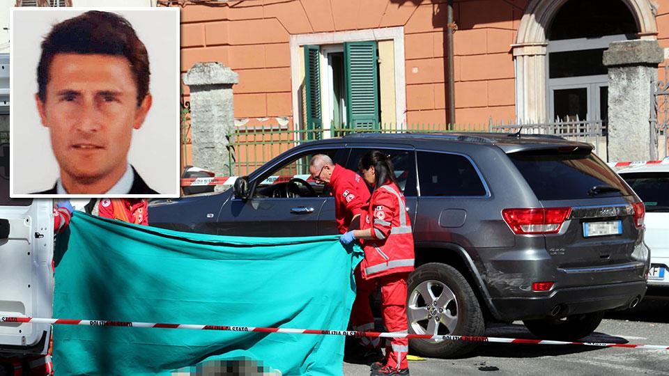 Il luogo in cui venne ucciso a colpi di pistola Vincenzo D’Aprile a La Spezia e Francesco Ruggiero