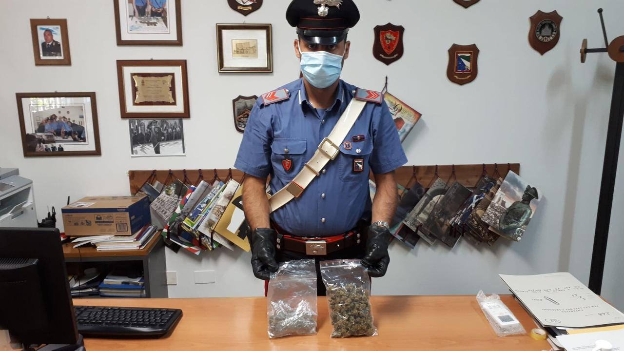 Nel camper con oltre mezzo etto di droga, denunciato un 35enne