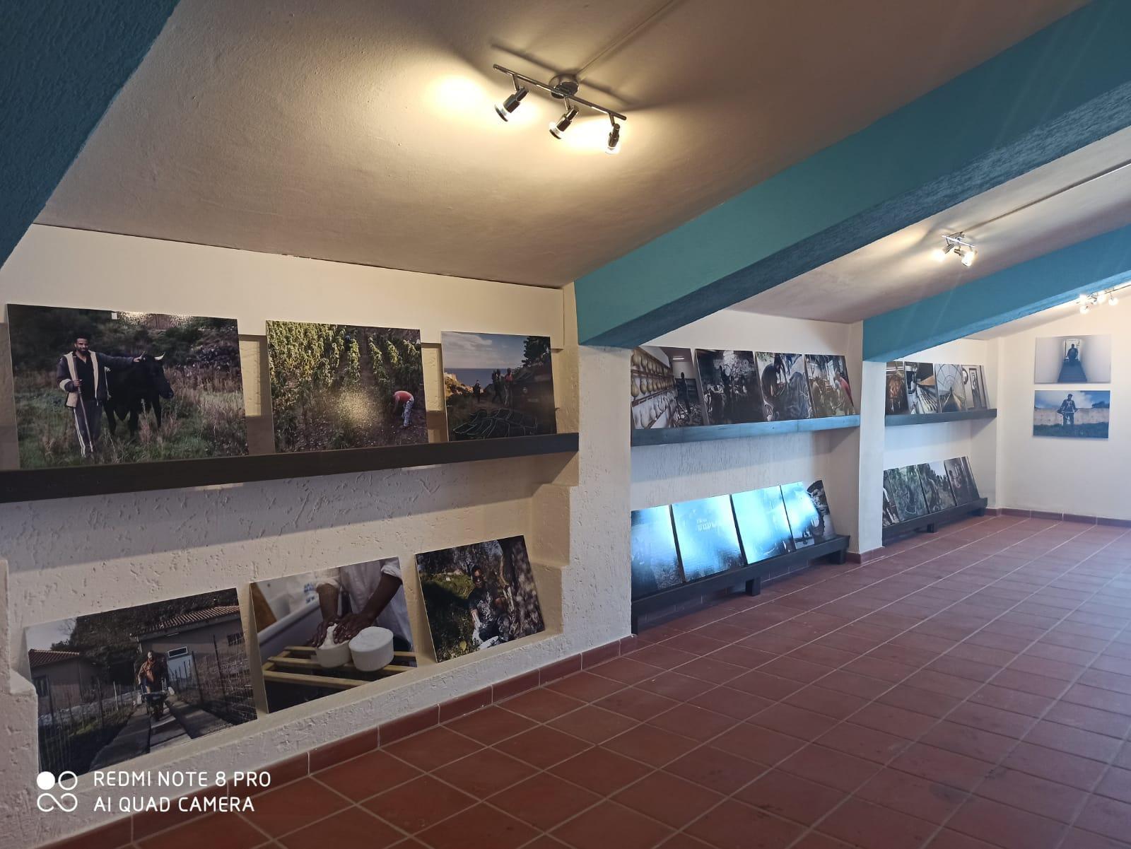 Un angolo della mostra di Campolattano