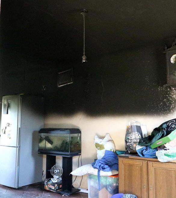 Incendio in una casa: disabile in salvo