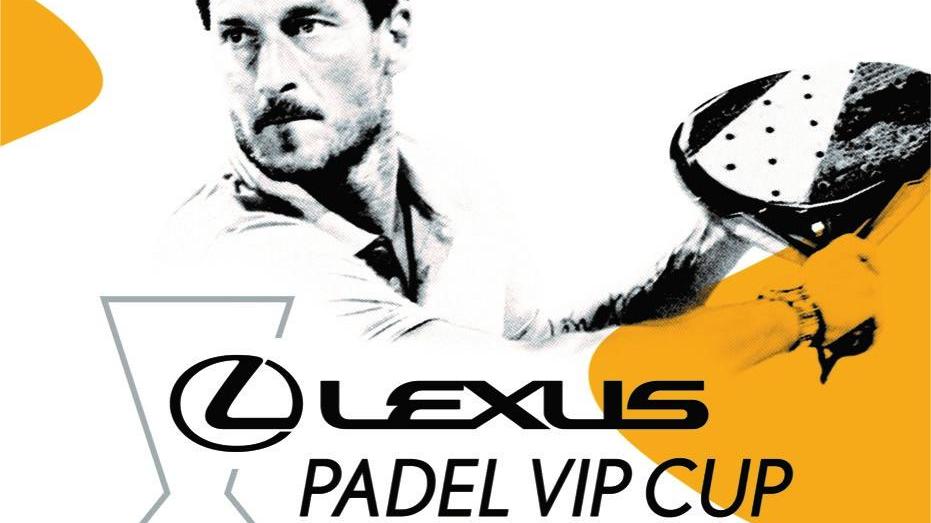 Francesco Totti a Poltu Quatu per la Lexus Padel Vip Cup