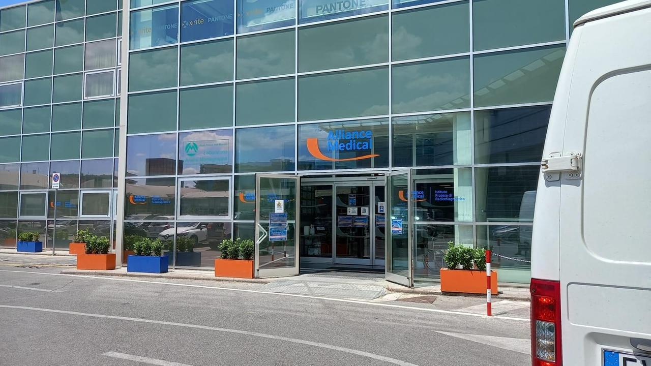 L'ingresso dell'Istituto pratese di radiodiagnostica