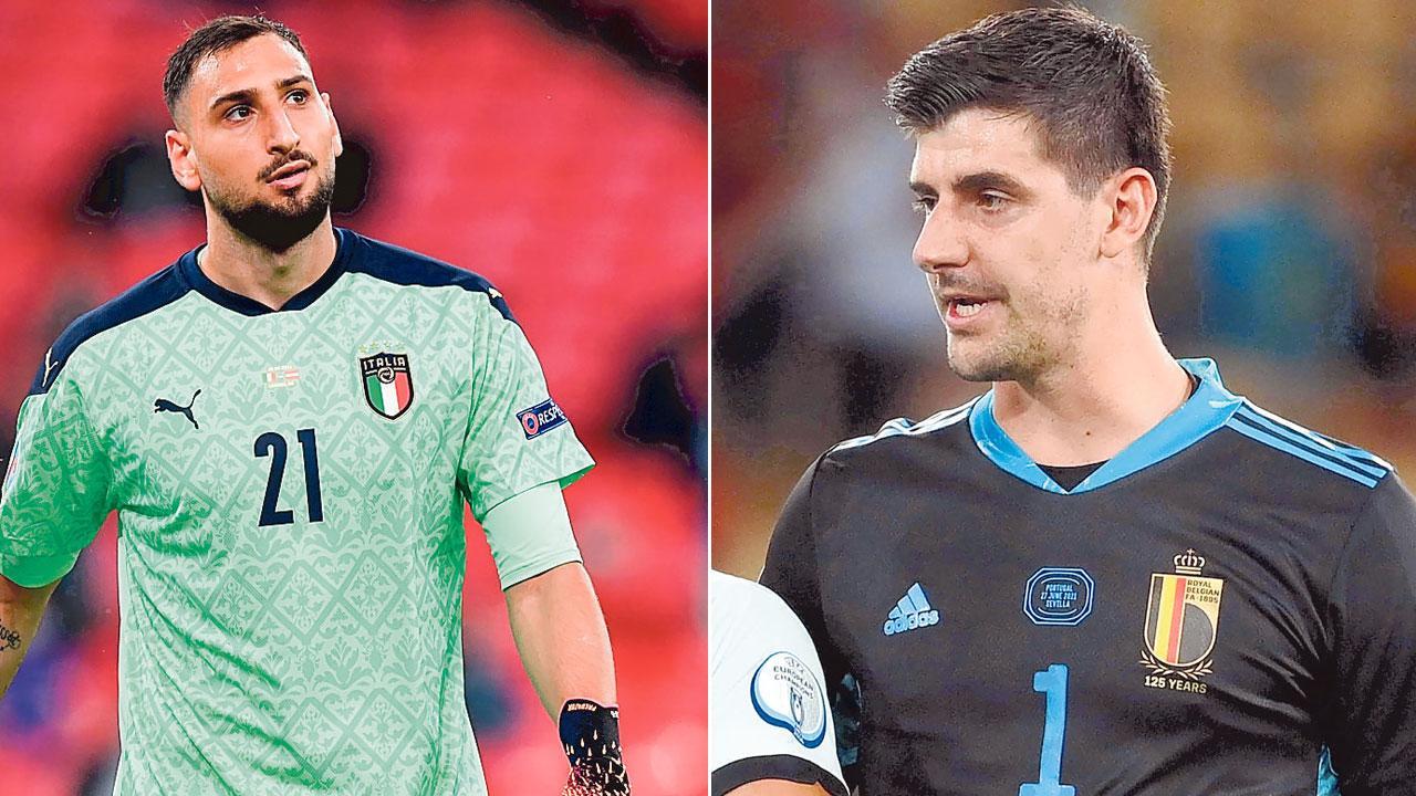 Gianluigi Donnarumma, 21 anni, giocherà nel Psg e Thibaut Courtois, 28 anni, gioca nel Real Madrid