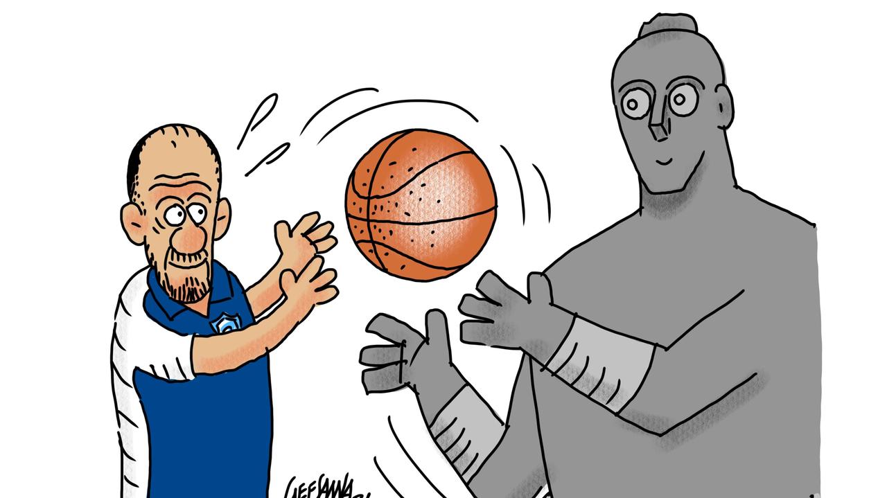 La vignetta di Gef - Dopo 12 anni Cavina ritrova una Dinamo «gigante»