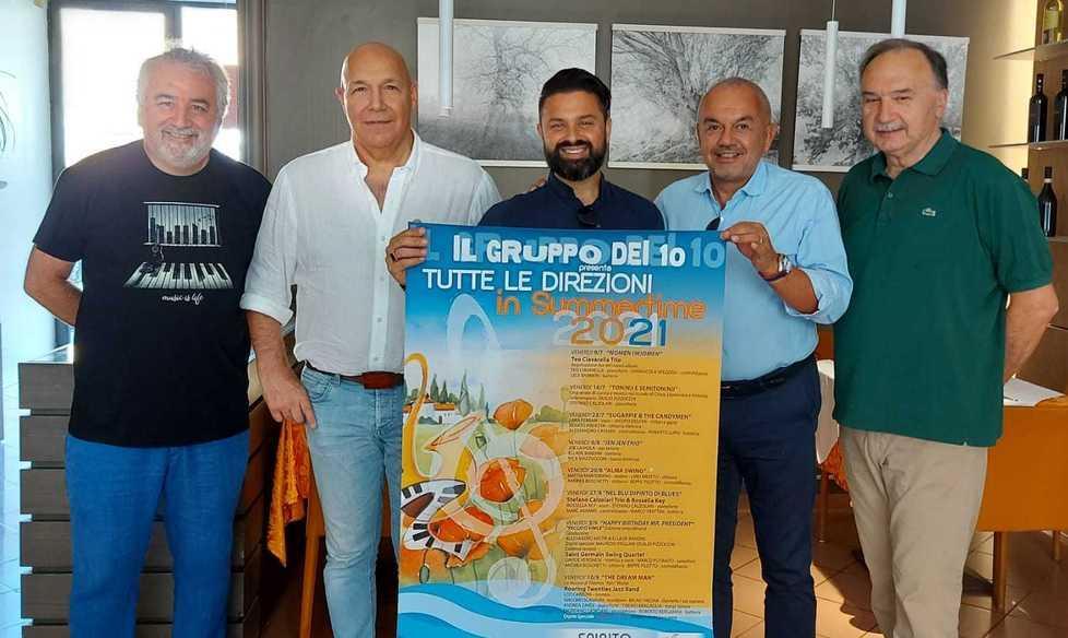 Un’estate a ritmo di jazz Il Gruppo dei 10 torna con otto serate