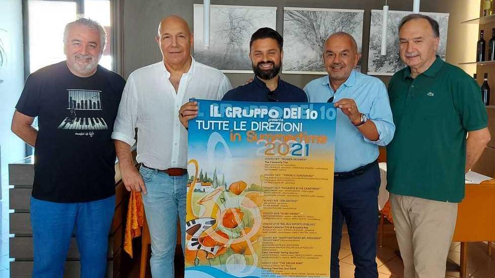 Un’estate a ritmo di jazz Il Gruppo dei 10 torna con otto serate