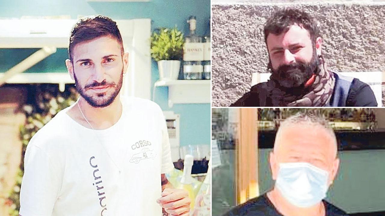 Nella foto a sinistra Cesare Bonanni. In alto a destra Simone Frau e in basso Franco Bellatalla.
