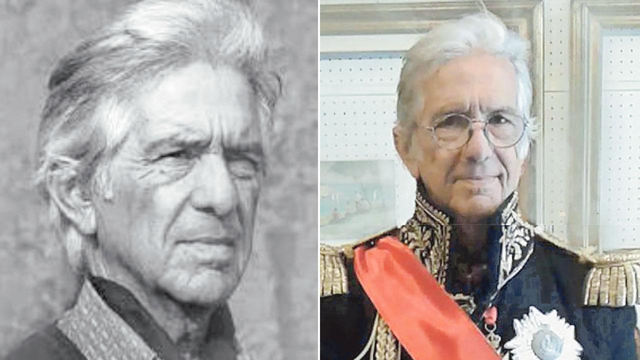 Giovanni Muti in un primo piano in bianco e nero. A destra Il “Monello” indossa una divisa napoleonica