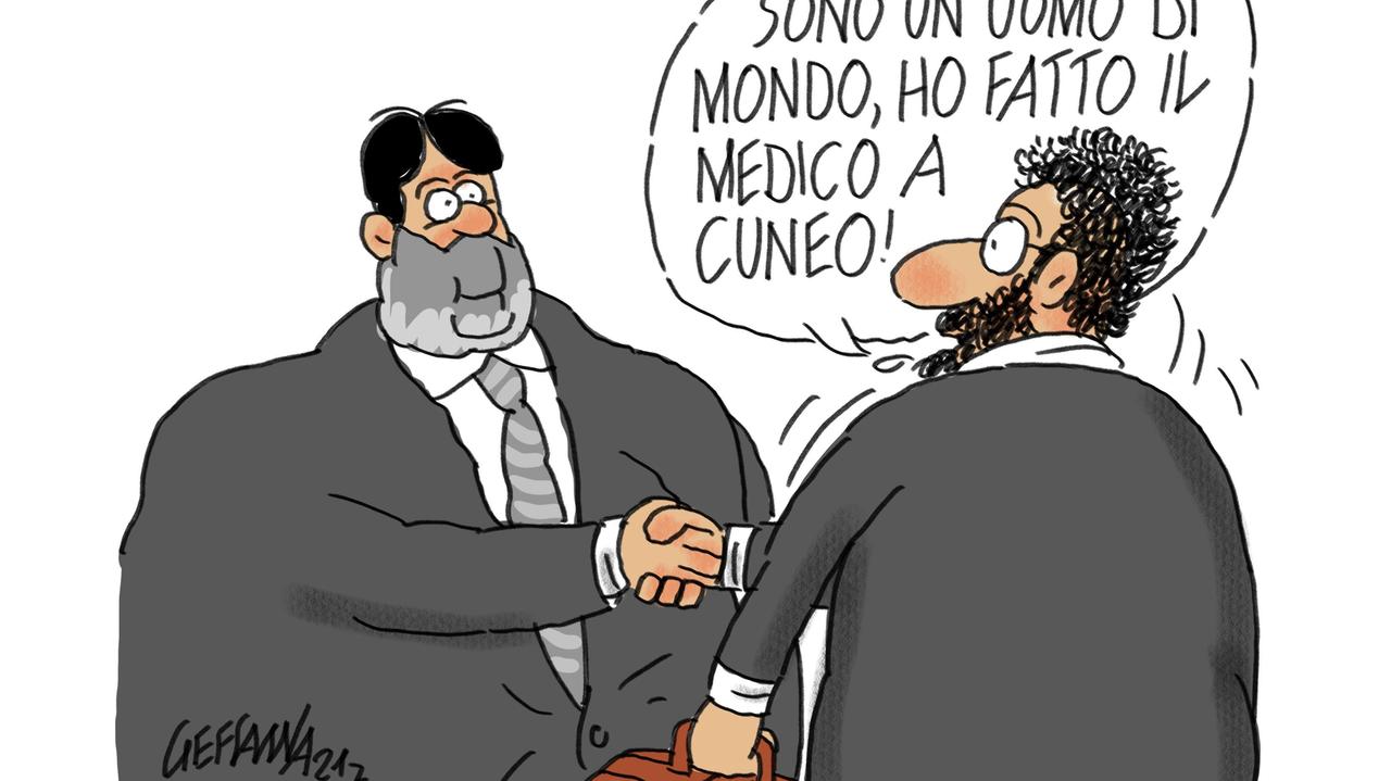 La vignetta di Gef: servono medici di base? Arriva Andrea da Cuneo