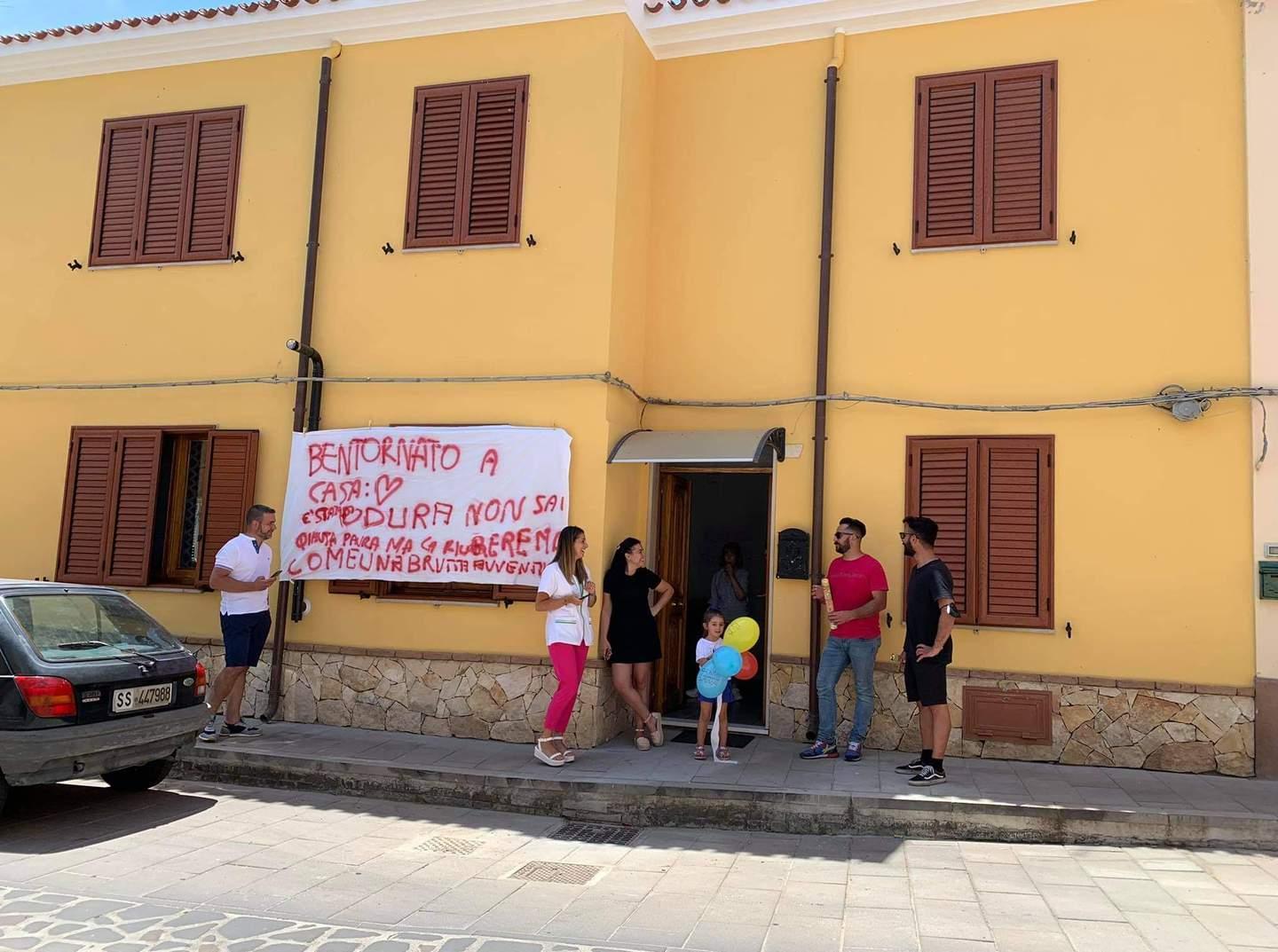 Festa a Bonorva per il motociclista dimesso 