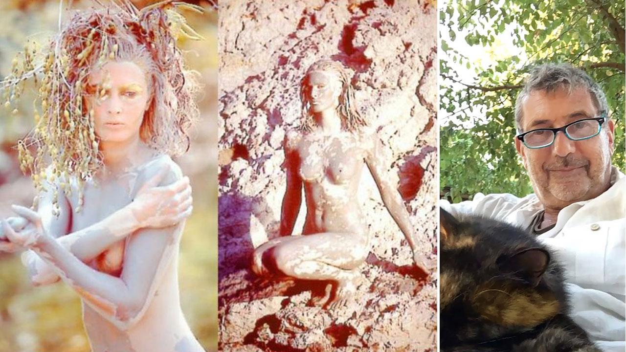 Le foto di Giorgio Mondolfo ambientate al Poderino di Montescudaio (Pisa): Elena Vannucci in “Pura argilla da fiume” per Amica Magazine