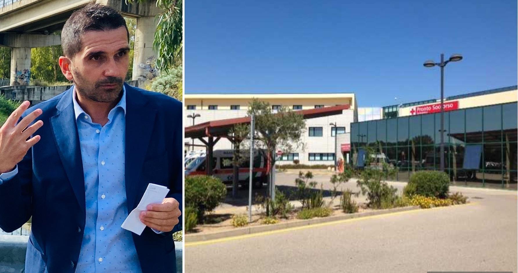 Il consigliere Giuseppe Meloni e il Pronto soccorso del Giovanni Paolo II