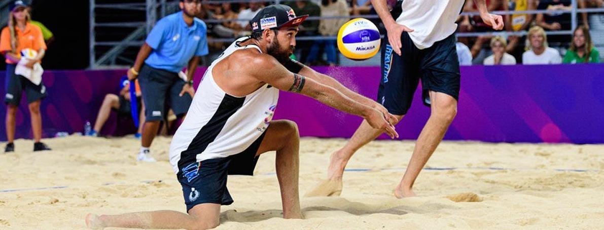 Il gotha del beach volley sulla sabbia di Cagliari 