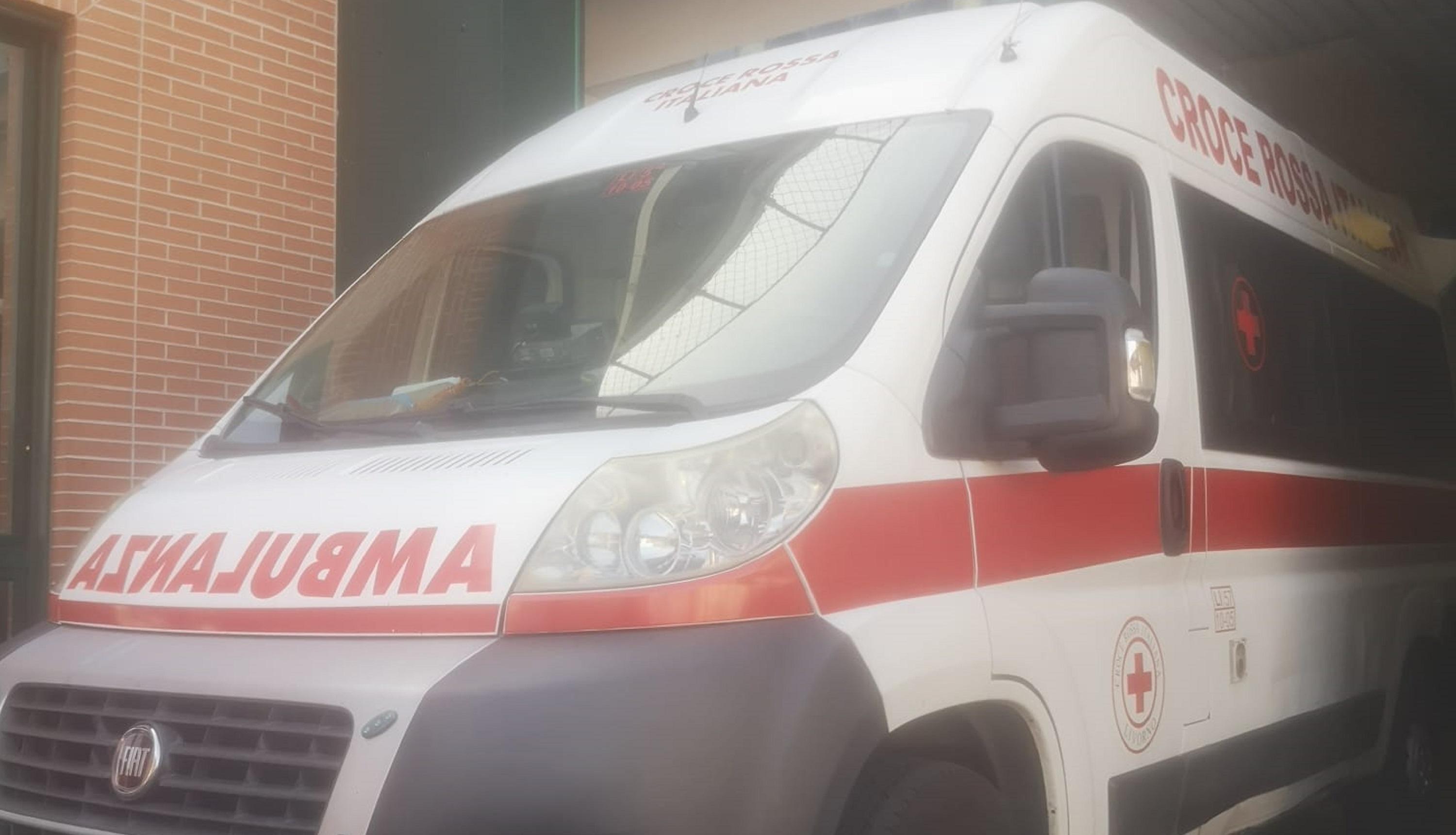 Un'ambulanza della Croce rossa (foto d'archivio)