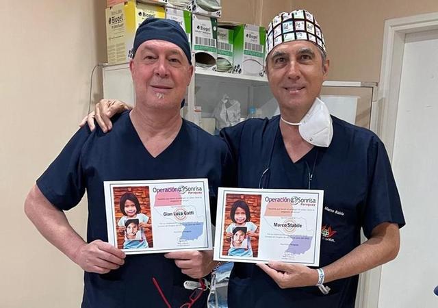 Da sinistra il dottor Gian Luca Gatti e il dottor Marco Stabile