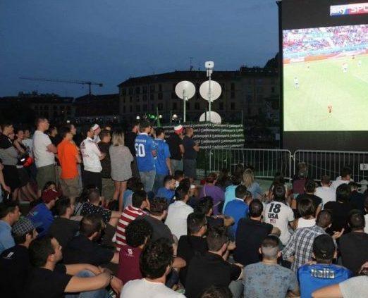 Allo stadio per tifare Italia Maxi schermo al “Mannucci” 