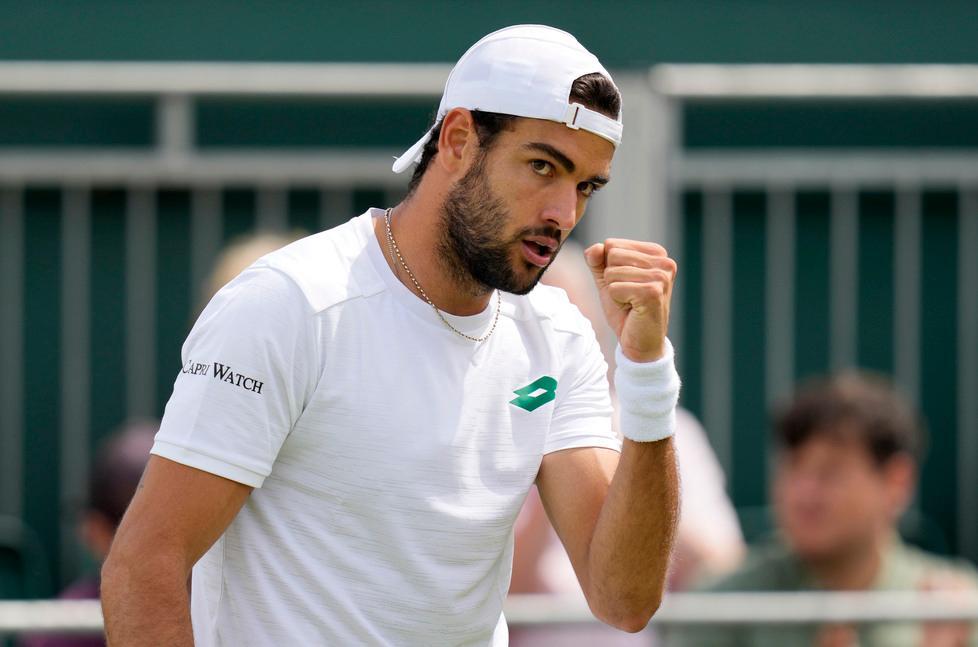 Wimbledon, Berrettini vola ai quarti di finale 