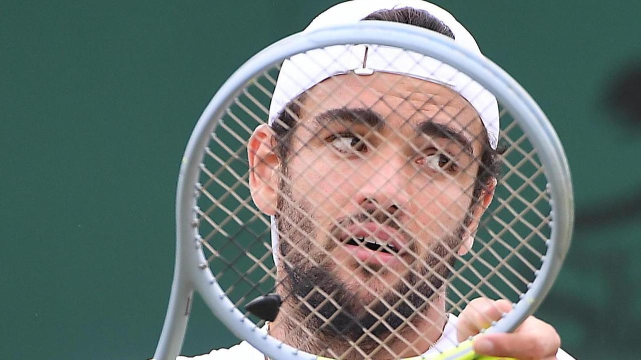 Berrettini ai quarti, Sonego s’inchina a Federer