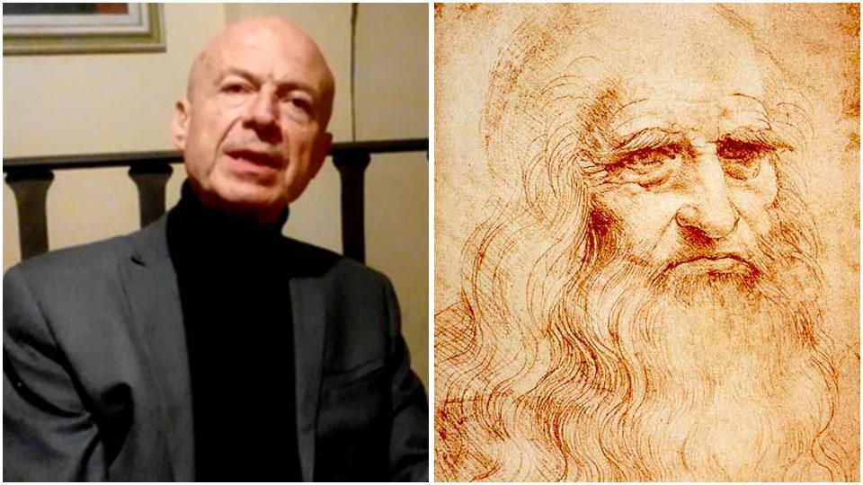 Alessandro Vezzosi del Museo Ideale di Leonardo e il celebre autoritratto di Leonardo da Vinci (1452-1519)
