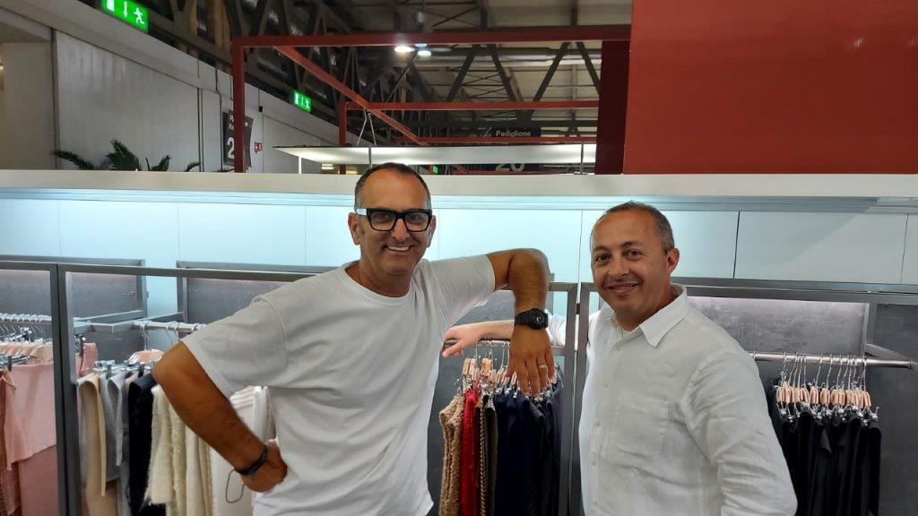 Sandro Ciardi e Maurizio Sarti nel loro stand di Milano Unica
