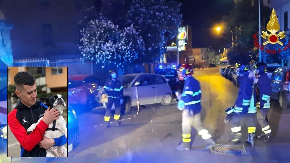 Tragedia nella notte a Sassari, si schiantano sulle auto in sosta: muore un ragazzo di 19 anni 