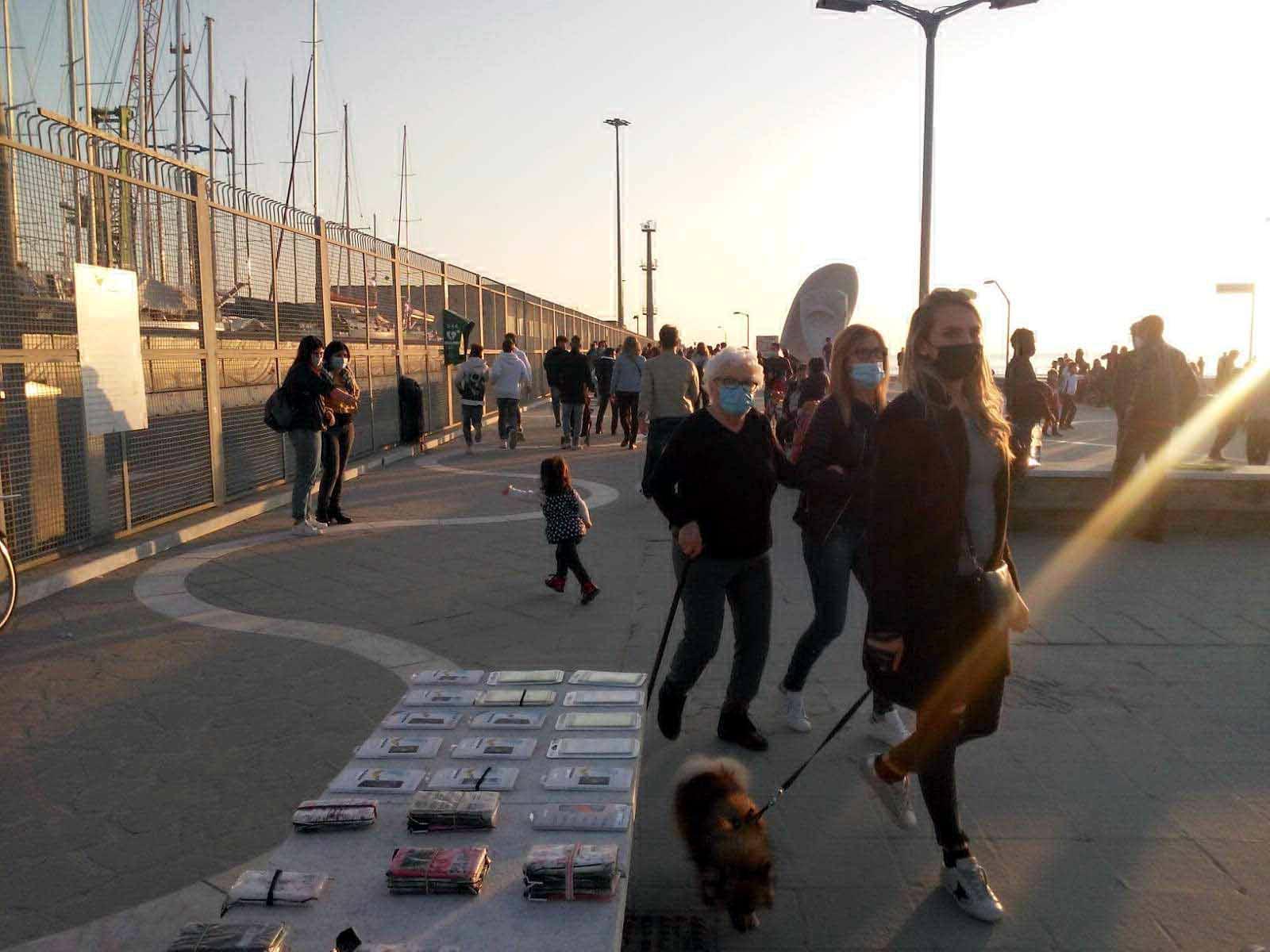 La passeggiata del porto come è oggi