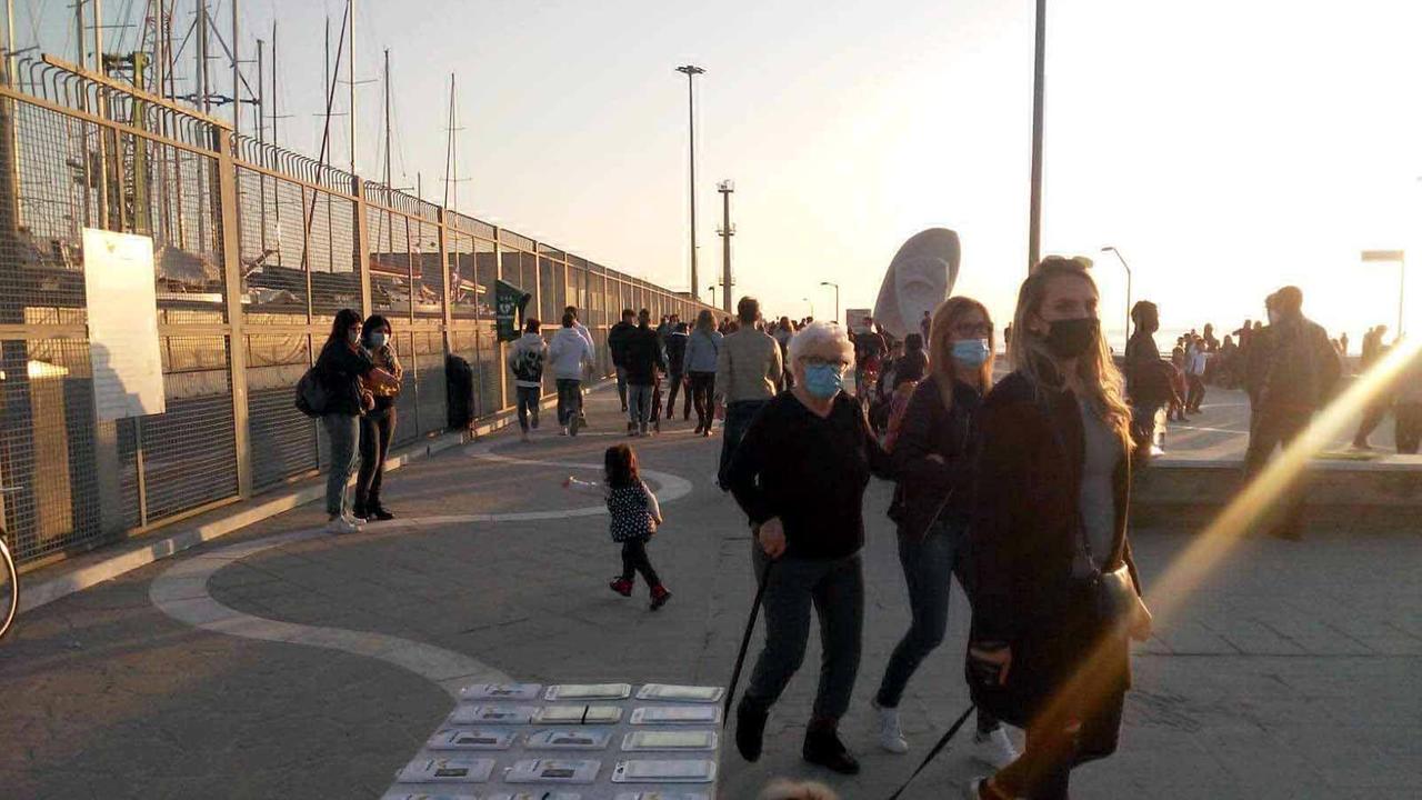 La passeggiata del porto come è oggi