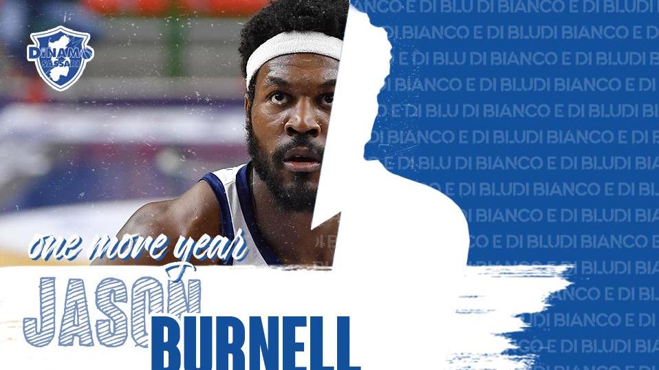 Basket, Jason Burnell alla Dinamo per un altro anno