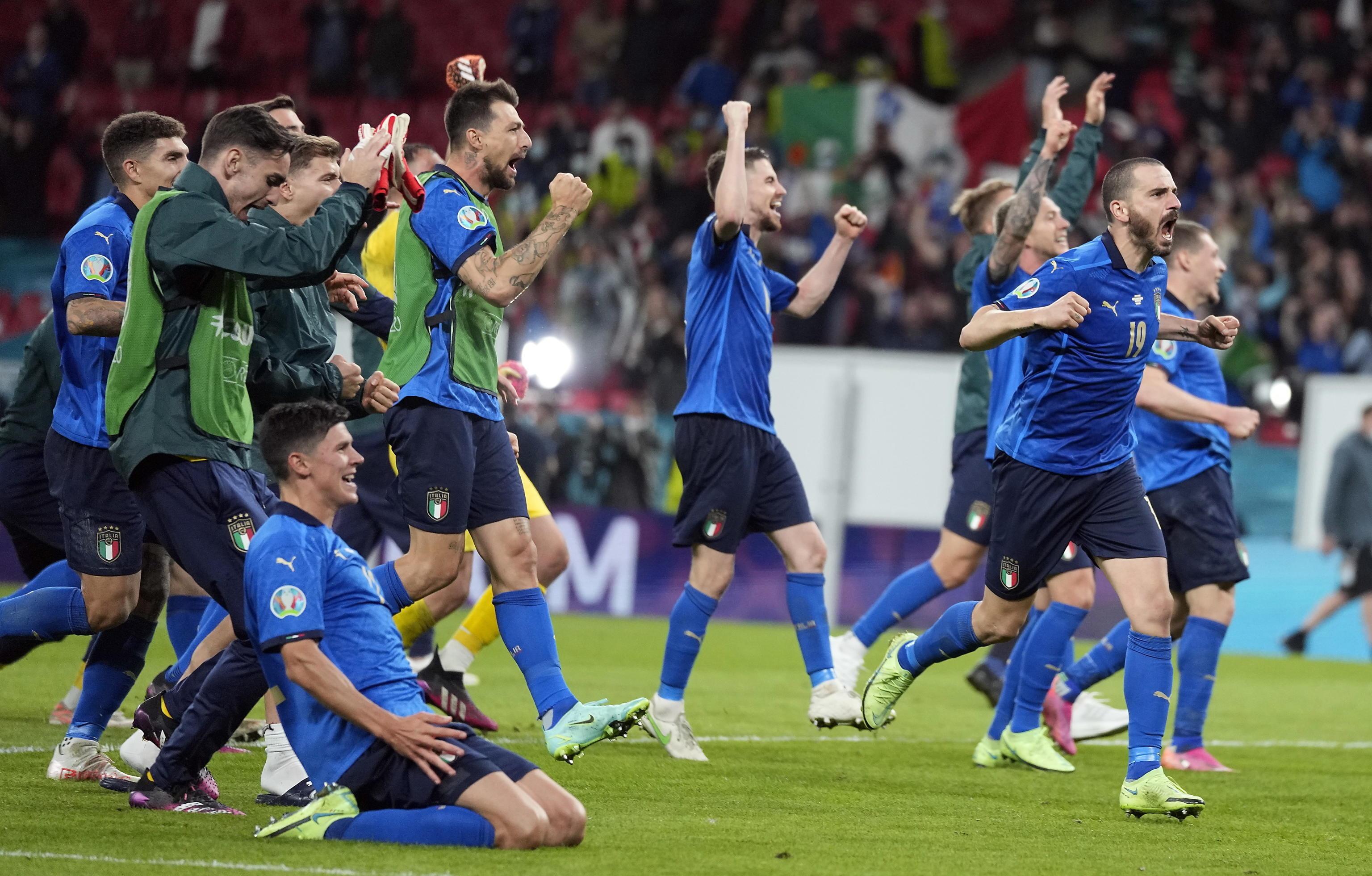 Calcio, a Wembley la decima finalissima nella storia degli azzurri