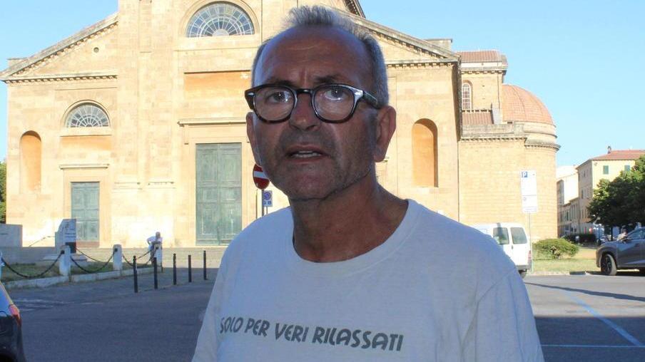 Il ristoratore livornese Sandro Saccoccio, titolare di "Ai Paparazzi"