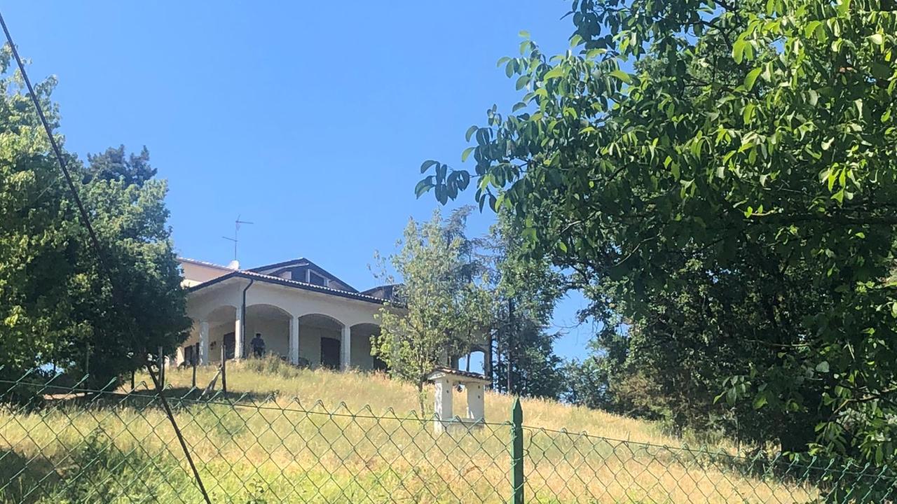 La villa di Mazzalasino dove è avvenuta la tragedia