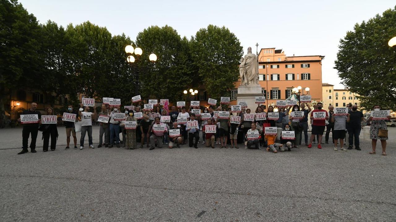 La manifestazione contro il Ddl Zan (Foto Sernacchioli)