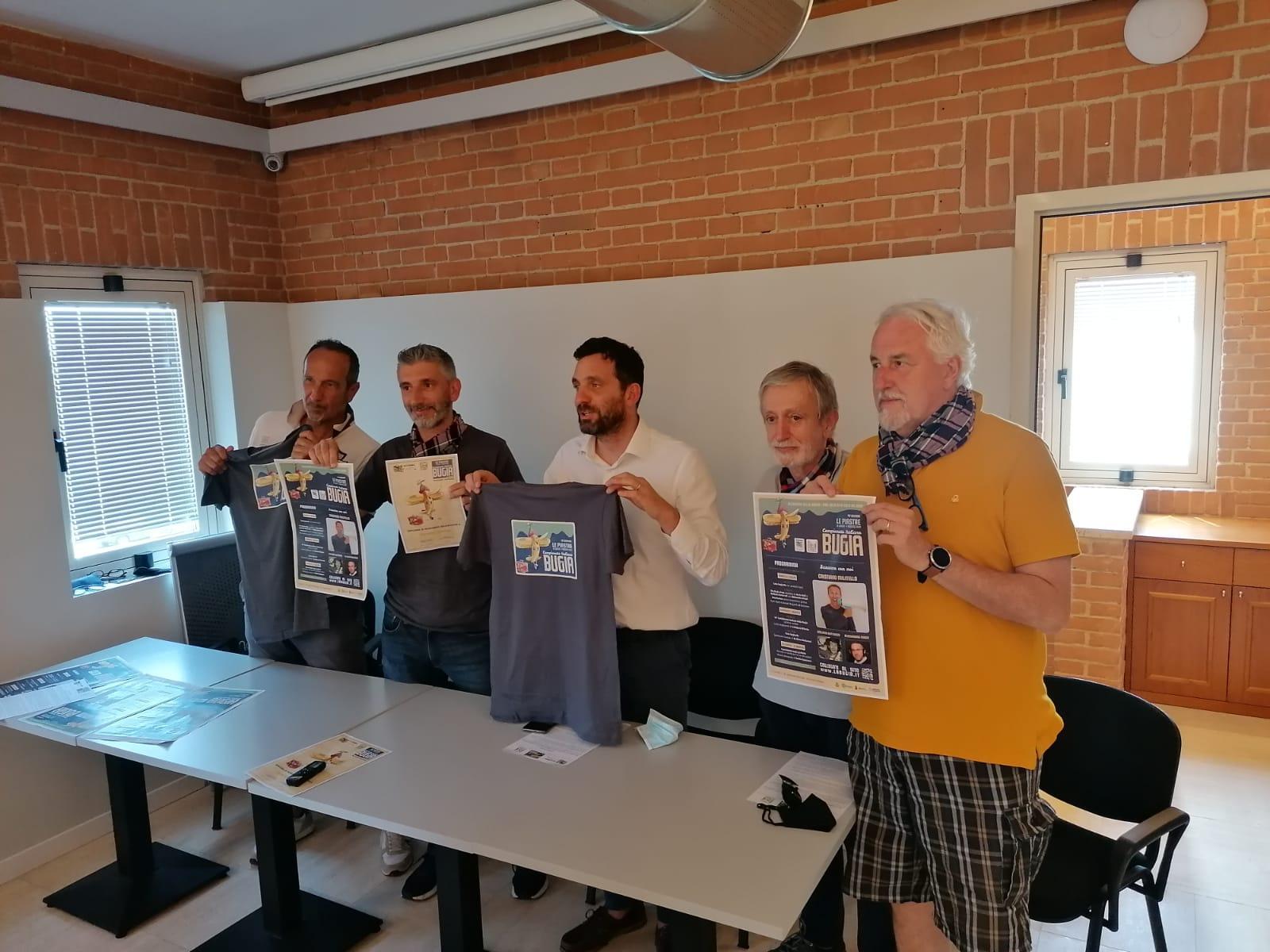 La presentazione della 45 ª edizione del Campionato della Bugia che si svolge a Le Piastre