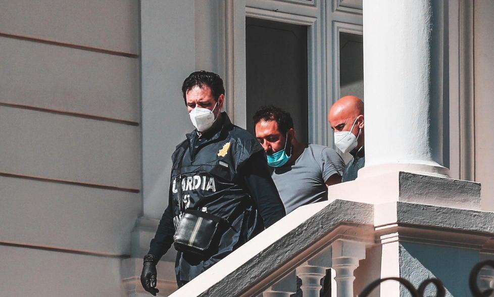 Nicola Calderini arrestato il 21 maggio 2020 nella villa di via Montebello (foto archivio Marzi)