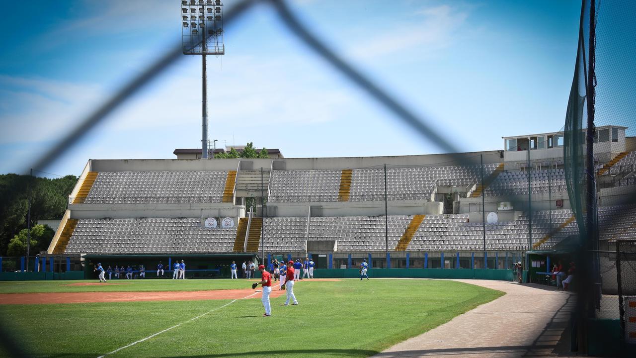 Lo stadio di baseball di Grosseto (foto Bf)
