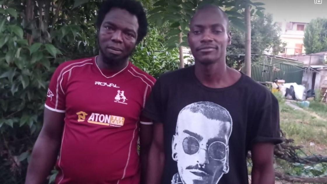 Da sinistra Sanasey Sangare del Gambia e Khadim Diagne del Senegal