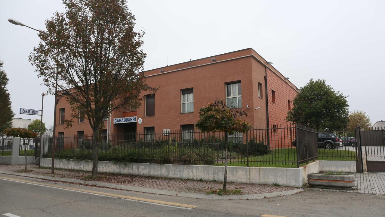 La caserma dei carabinieri di Correggio