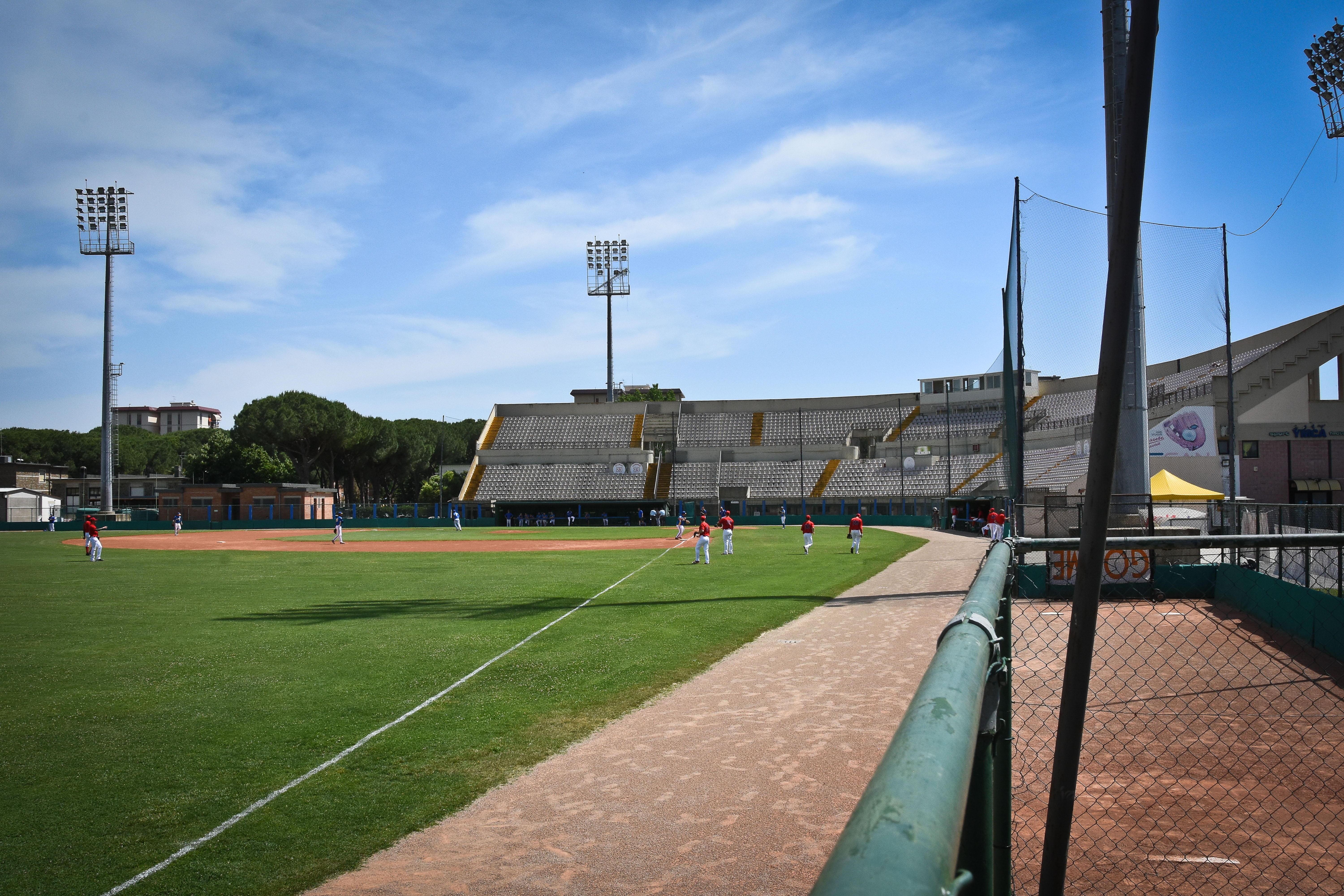 Lo stadio di baseball Jannella di Grosseto (foto Agenzia Bf)